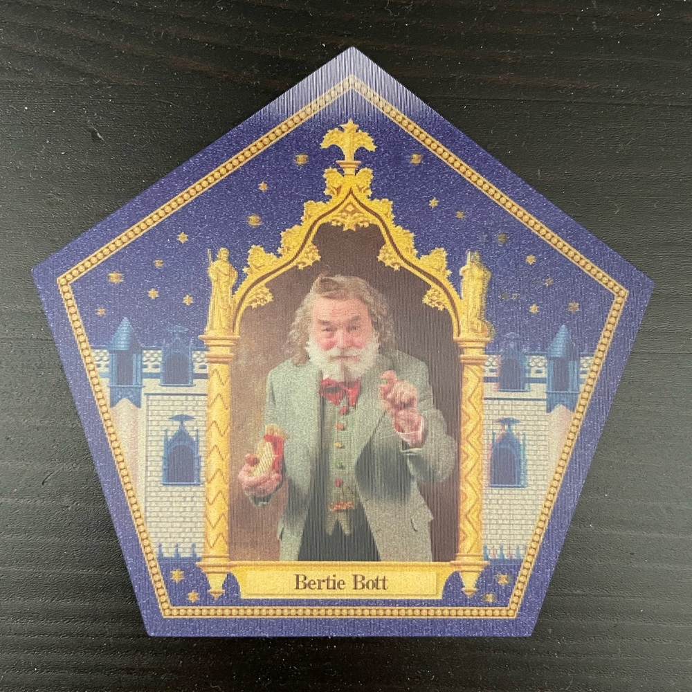 Bertie Bott Chocolate Frog Card